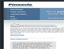 Tablet Screenshot of pinnaclehomeinspections.com